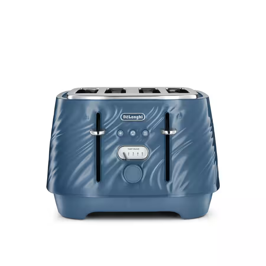 Ballerina Seta 4 Slot Toaster - Silk Blue