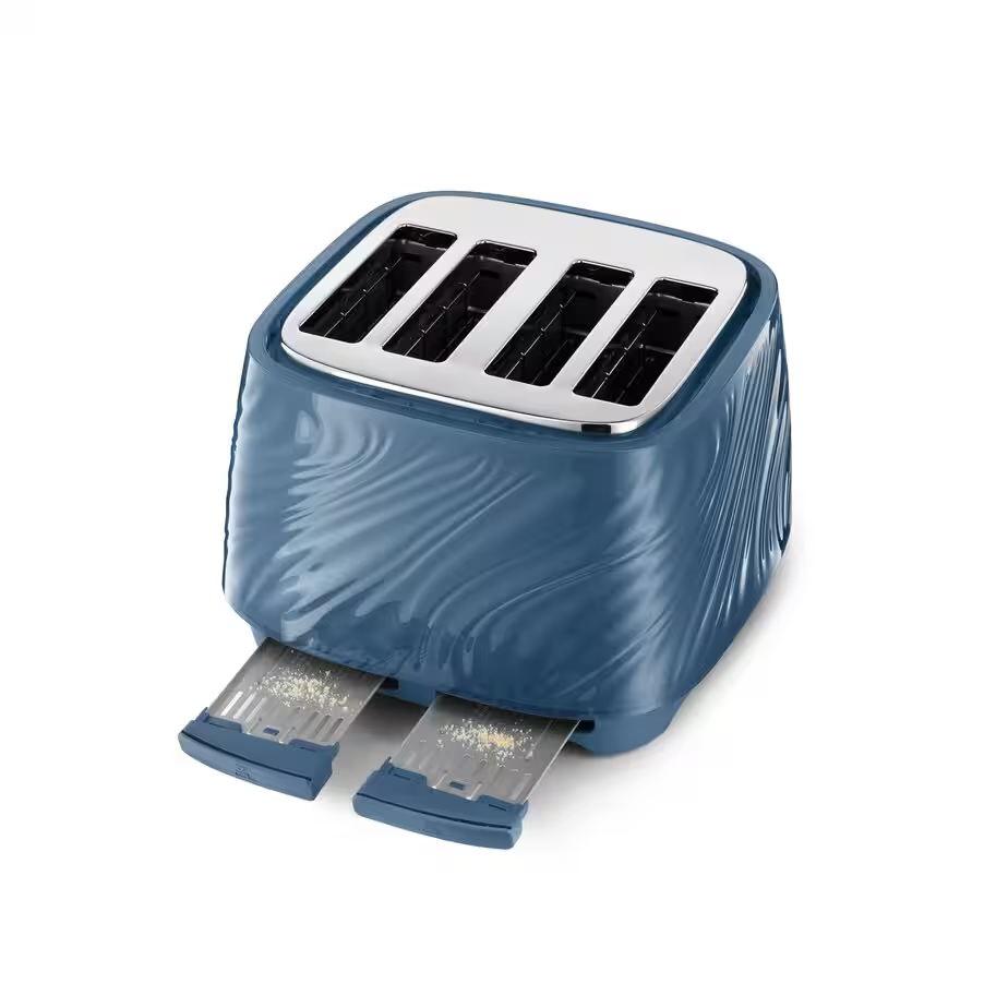 Ballerina Seta 4 Slot Toaster - Silk Blue