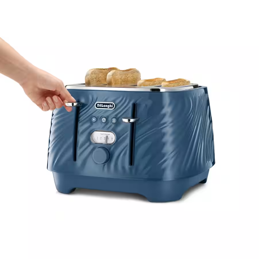 Ballerina Seta 4 Slot Toaster - Silk Blue