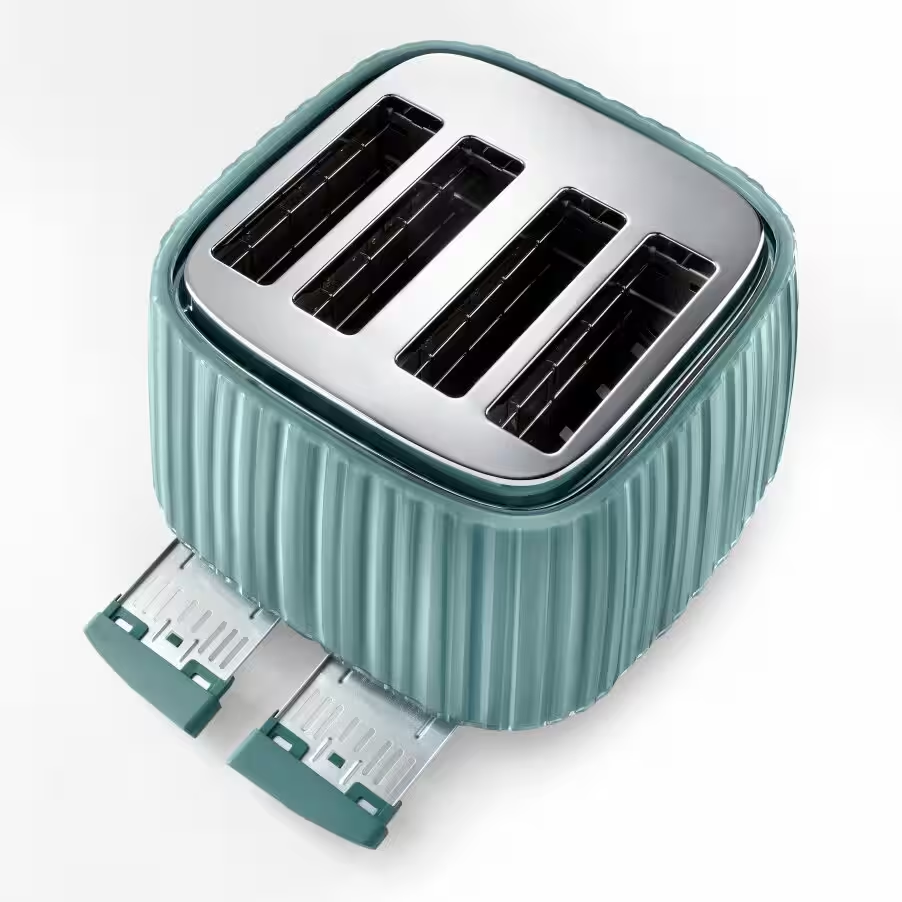 Ballerina 4 slice Laguna Green Toaster