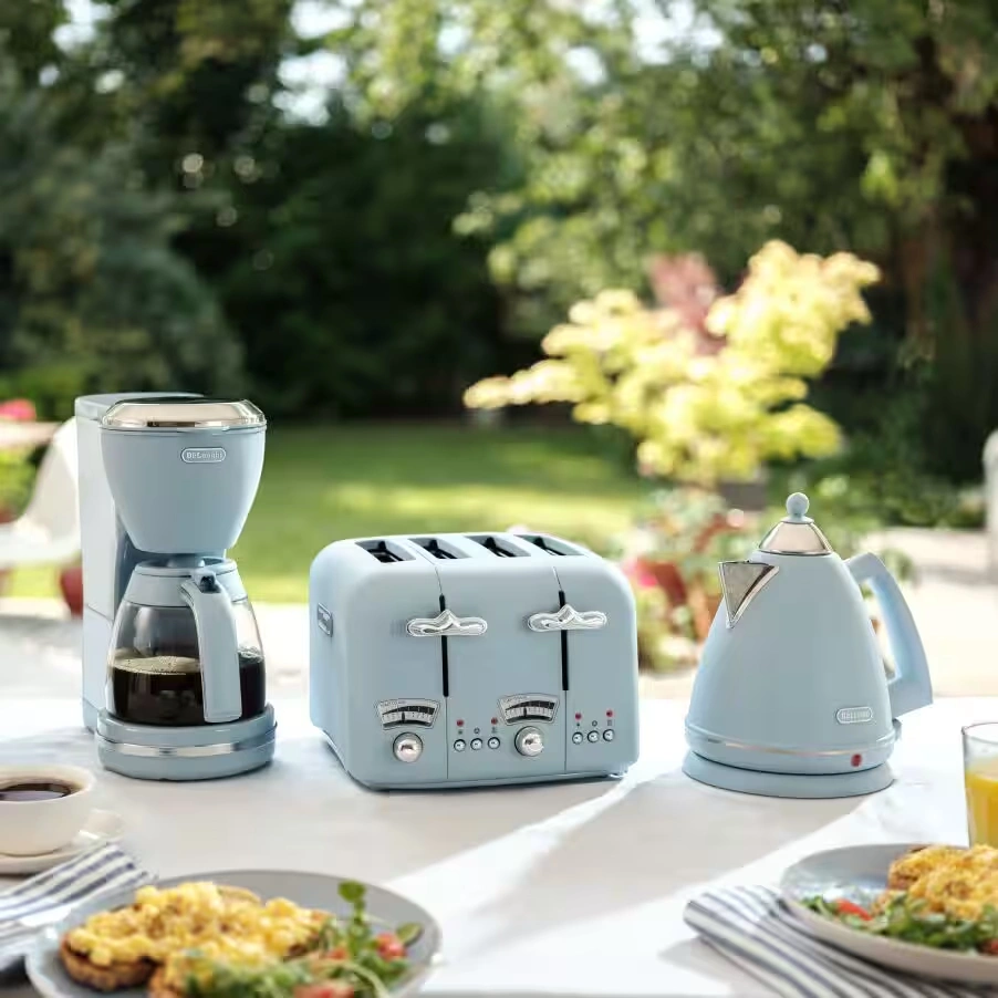 Argento Flora 4 slice Blue Toaster 6 Argento Flora 4 slice Blue Toaster