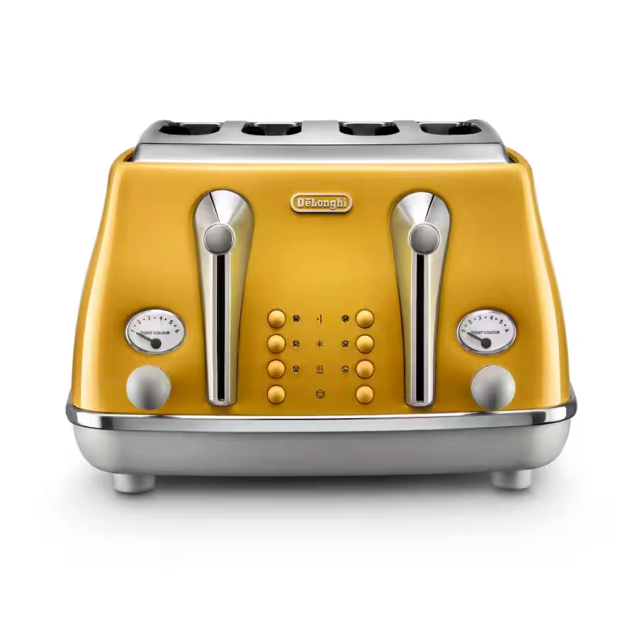 Icona Capitals 4 slice New York Yellow Toaster