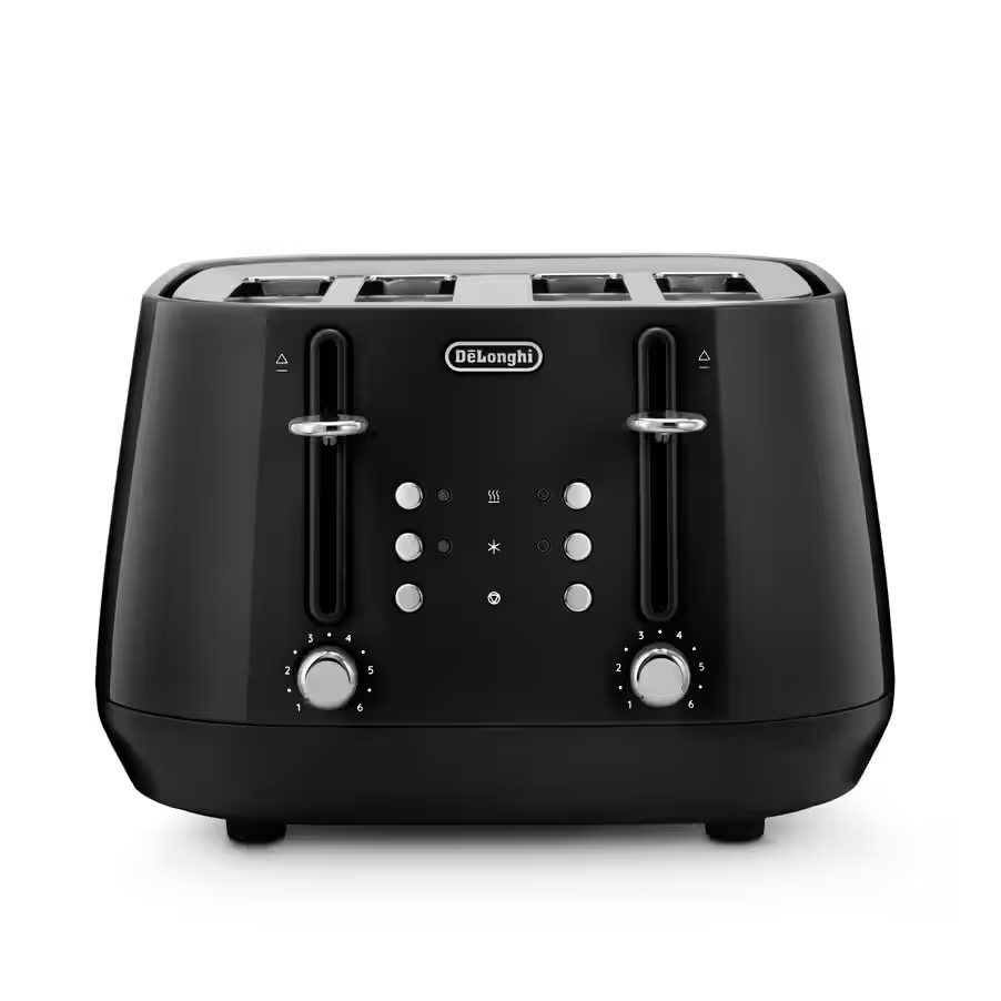 Eclettica 4 Slot Toaster - Bold Black
