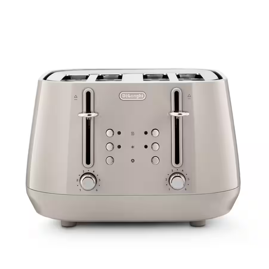 Eclettica 4 Slot Toaster - Biscuit Beige
