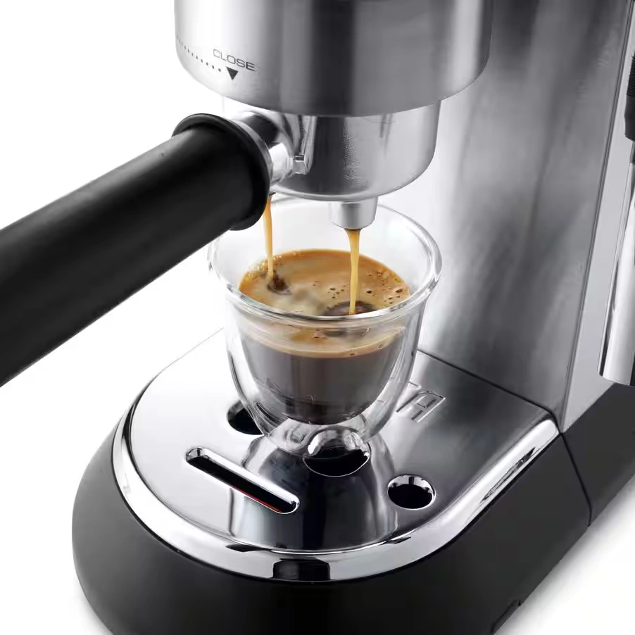 Dedica Style Pump Espresso Coffee Machine- Silver