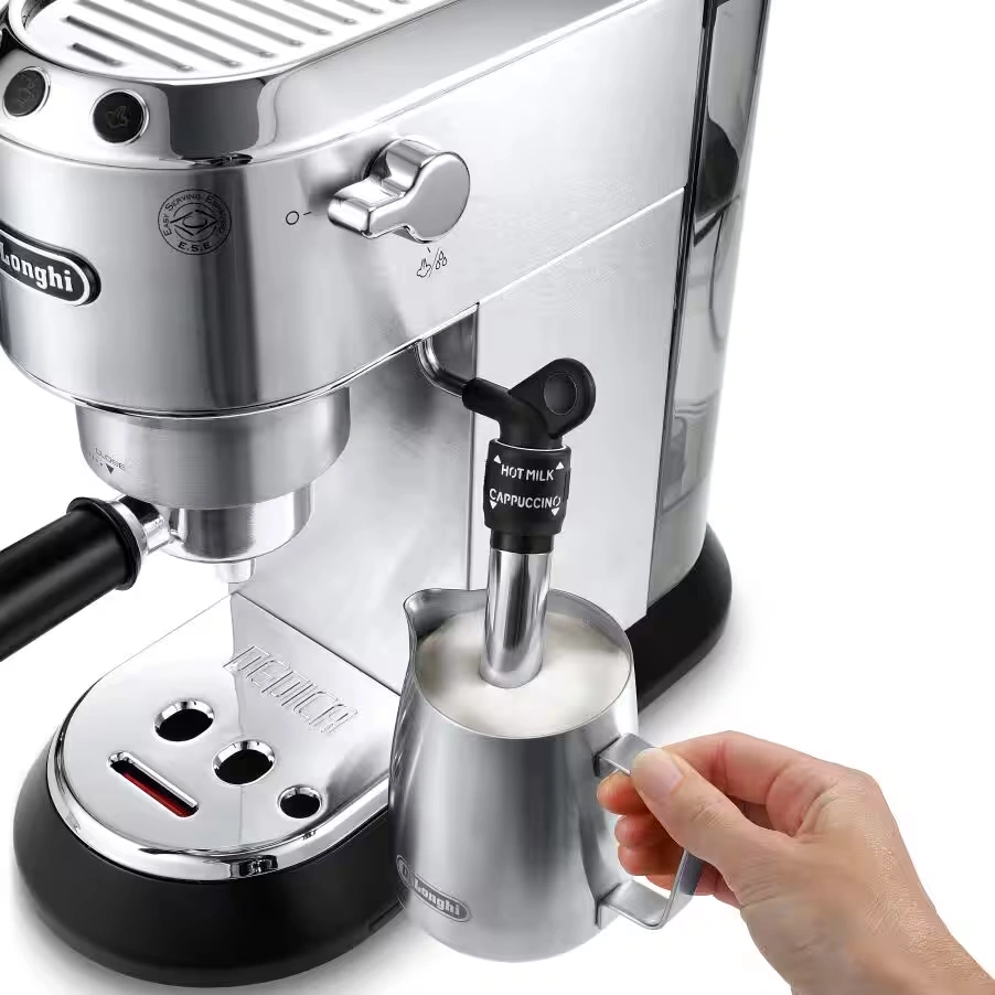 Dedica Style Pump Espresso Coffee Machine- Silver