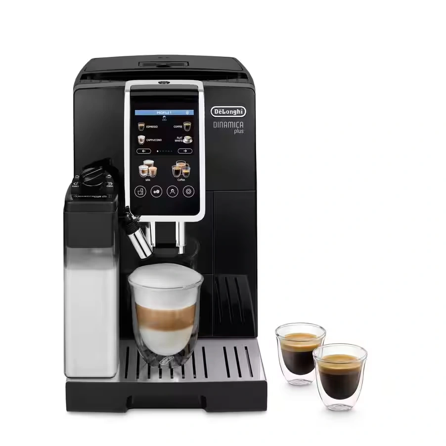 Dinamica Plus Fully Automatic Bean to Cup Coffee Machine with Colour Touch-Screen Menu - Black