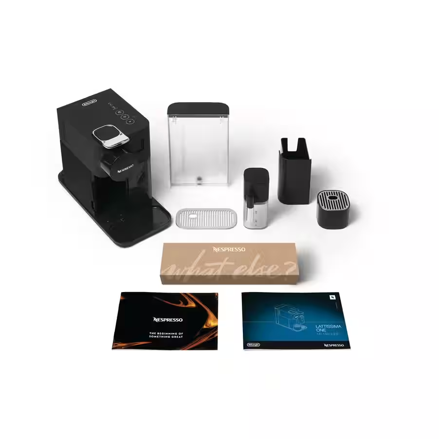 Nespresso Latissima One Pod Coffee Machine - Black