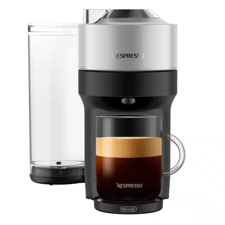 Nespresso Vertuo Pop Capsule Coffee Machine - Silver