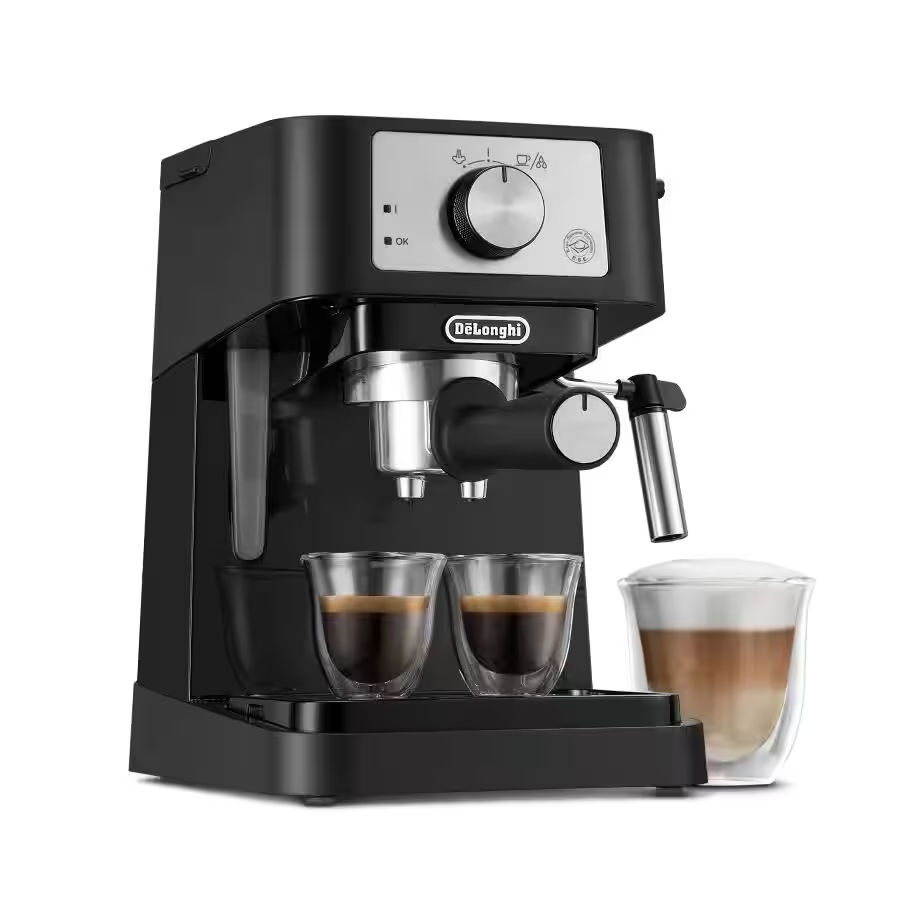 Stilosa Manual espresso coffee machine - Black and Silver 3 Stilosa Manual espresso coffee machine - Black and Silver
