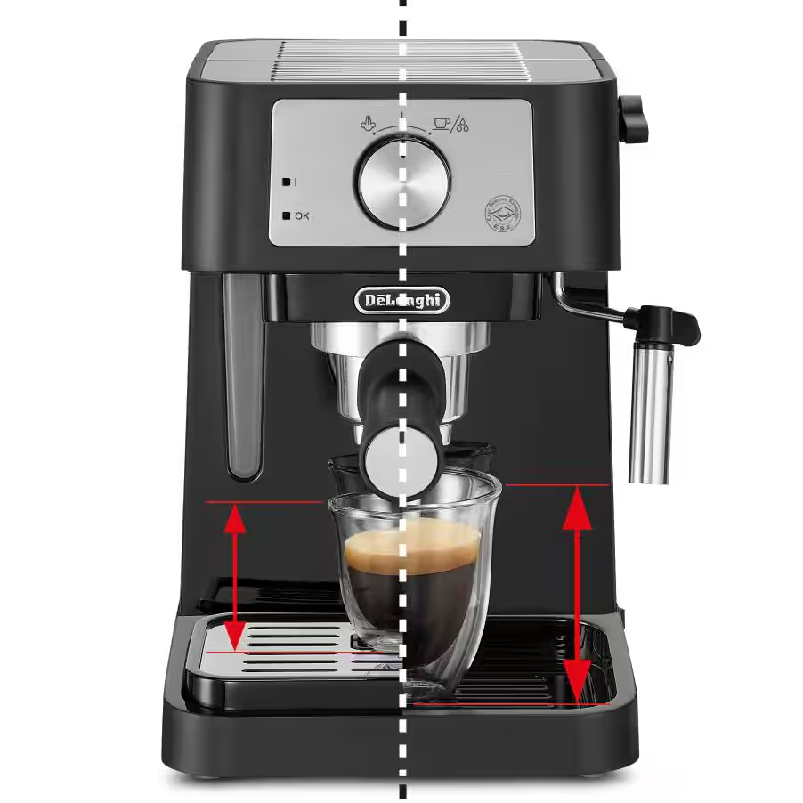 Stilosa Manual espresso coffee machine - Black and Silver 5 Stilosa Manual espresso coffee machine - Black and Silver