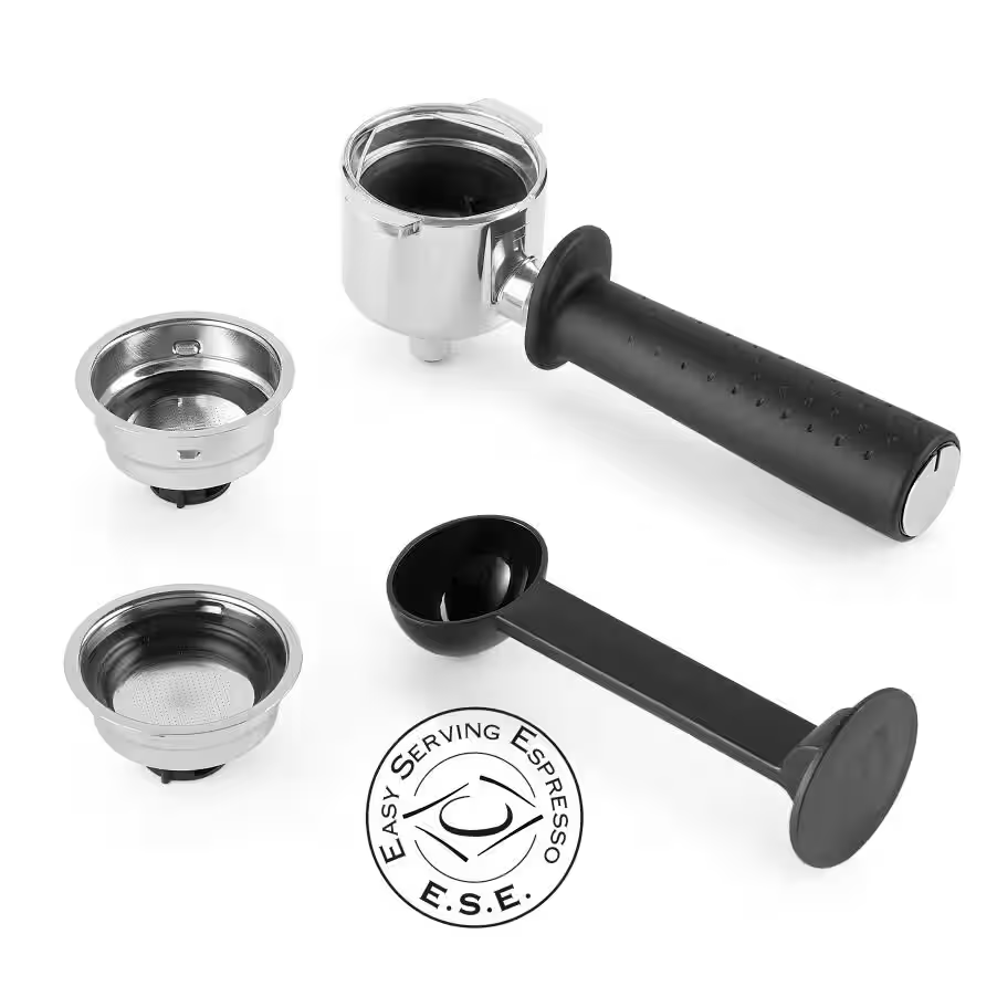 Stilosa Manual espresso coffee machine - Black and Silver 6 Stilosa Manual espresso coffee machine - Black and Silver