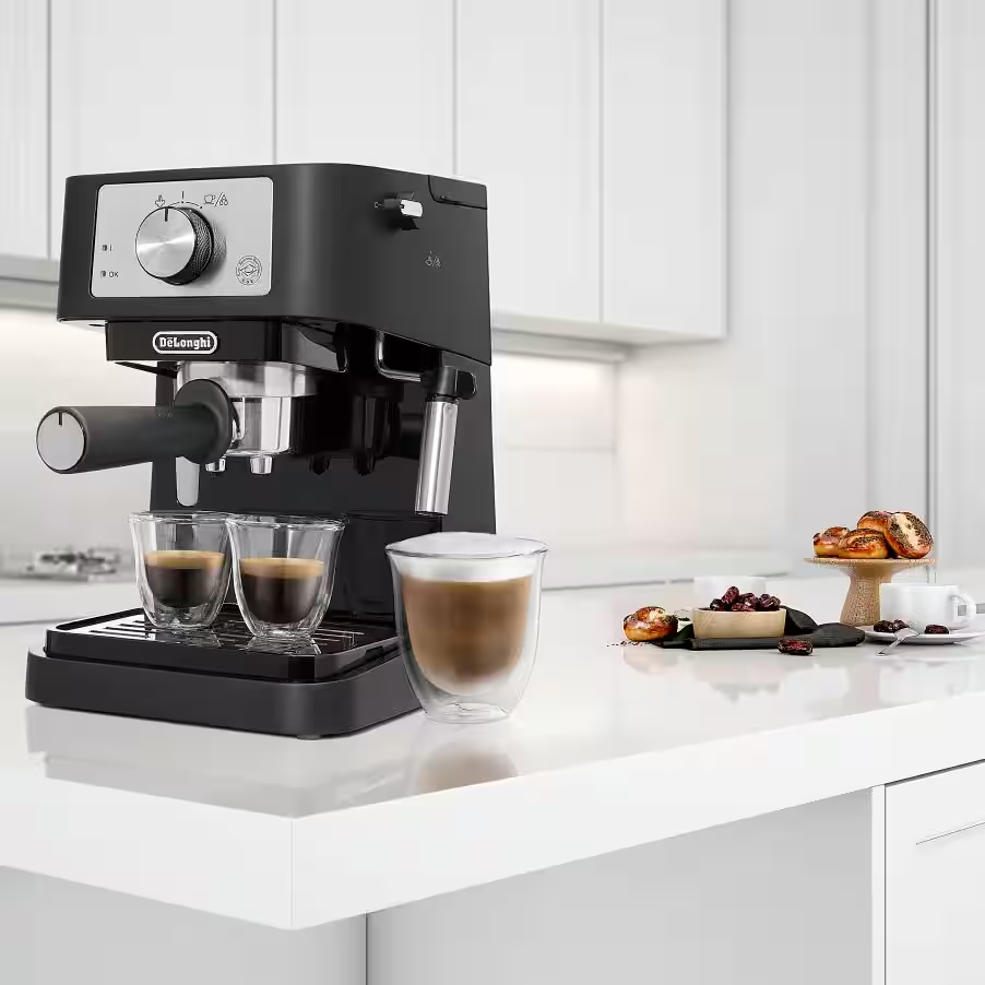 Stilosa Manual espresso coffee machine - Black and Silver 7 Stilosa Manual espresso coffee machine - Black and Silver