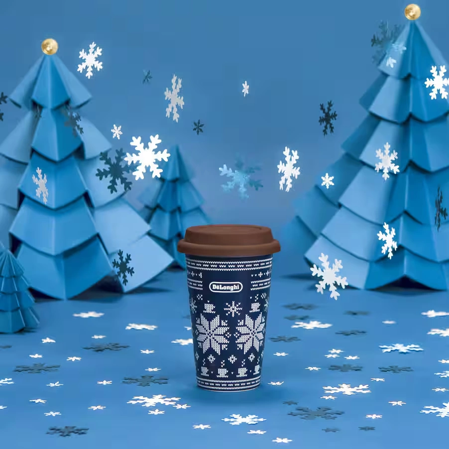 Thermal Mug - Winter Snowflakes