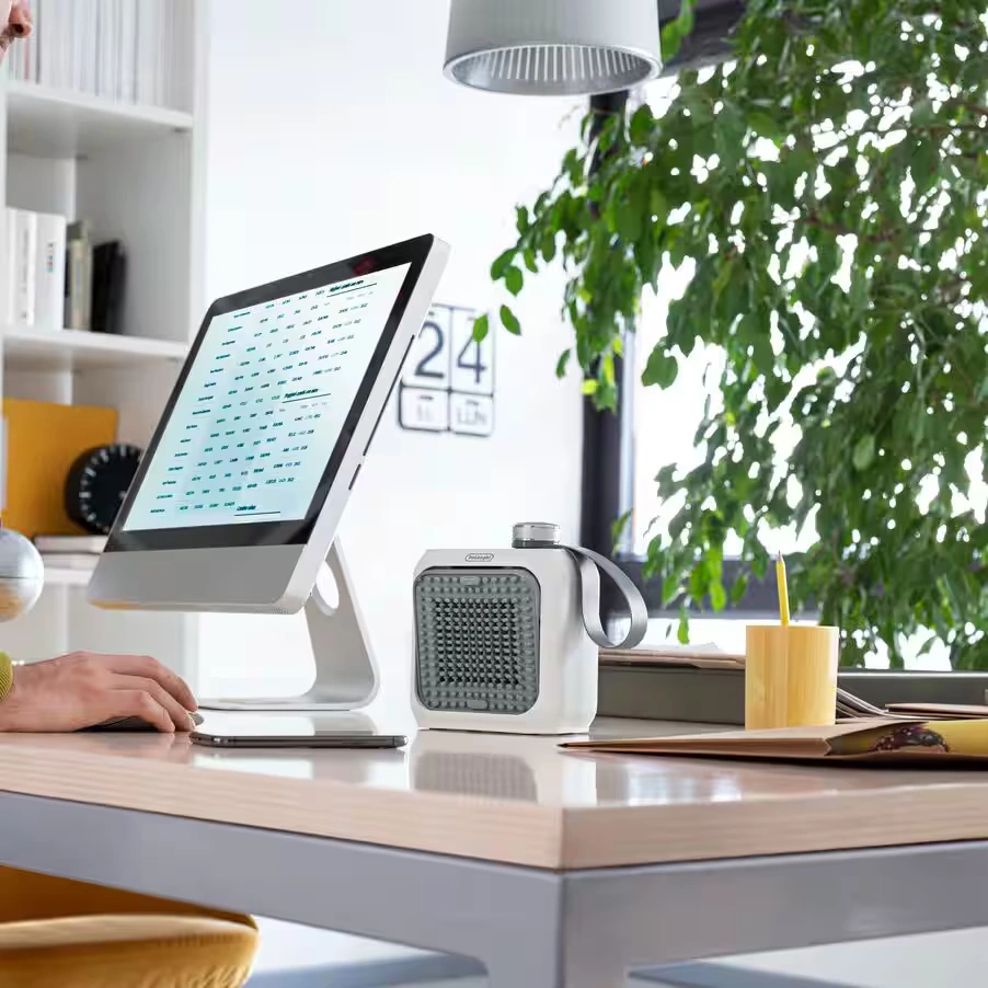 Capsule Personal Desk Fan Heater - Sage Green 8 Capsule Personal Desk Fan Heater - Sage Green