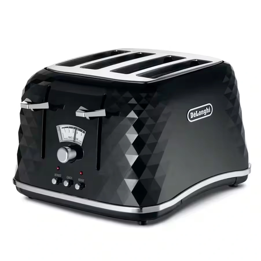 Brillante 4 slice Black Toaster