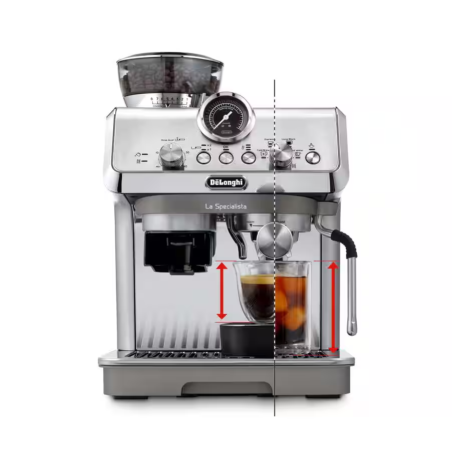 La Specialista Arte Evo Compact Manual Bean to Cup coffee machine with Cold Brew