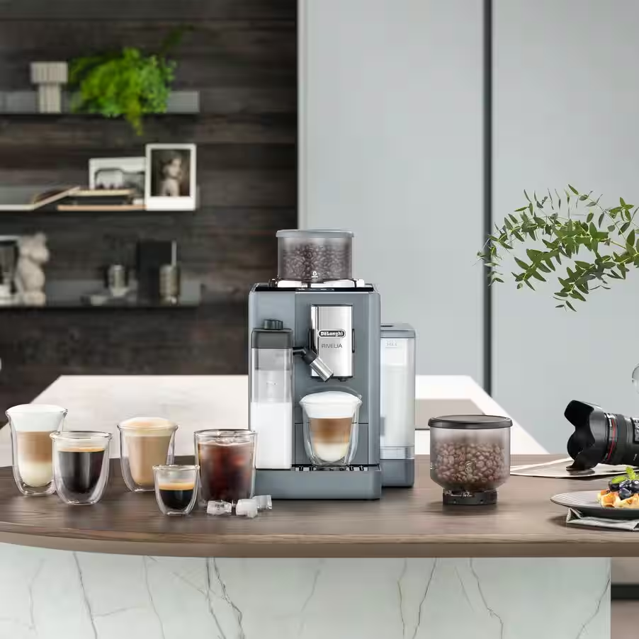Rivelia Automatic Compact Bean to Cup Coffee Machine - Pebble Grey 8 Rivelia Automatic Compact Bean to Cup Coffee Machine - Pebble Grey