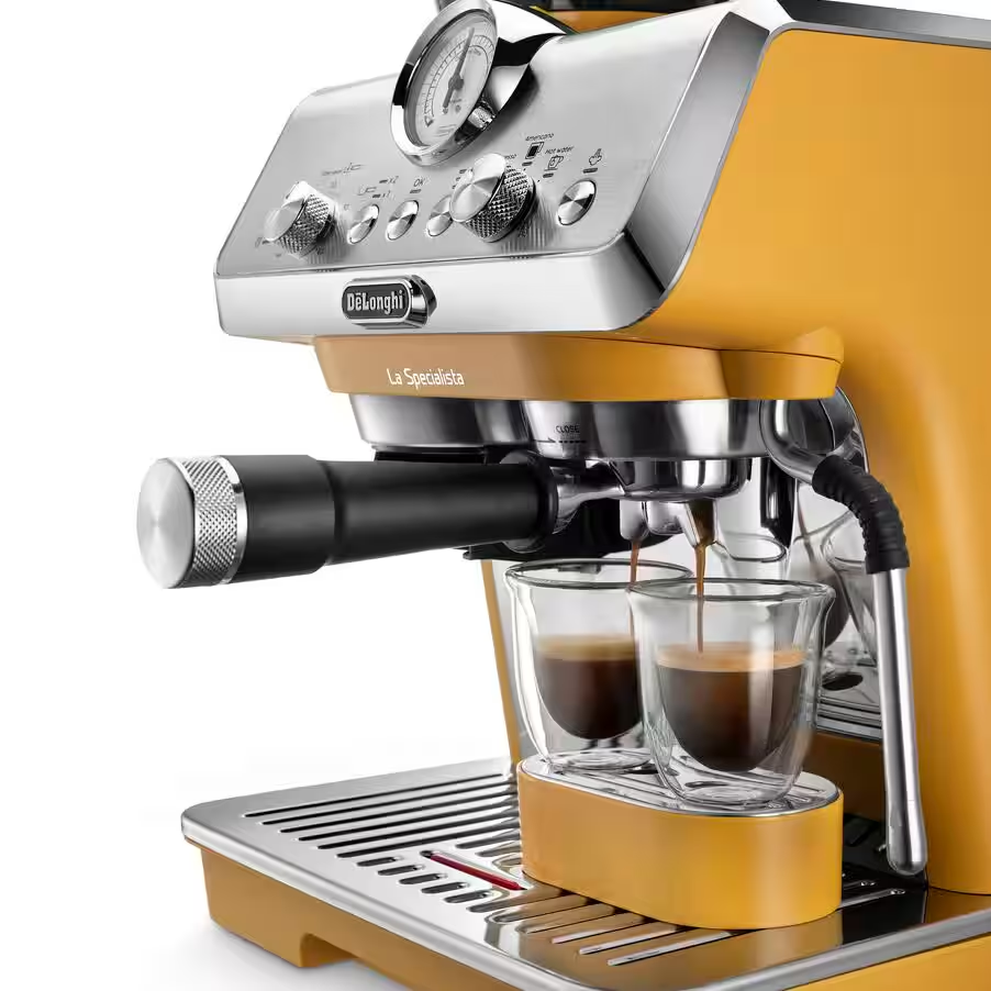 La Specialista Arte Compact Manual Bean to Cup coffee machine - Yellow