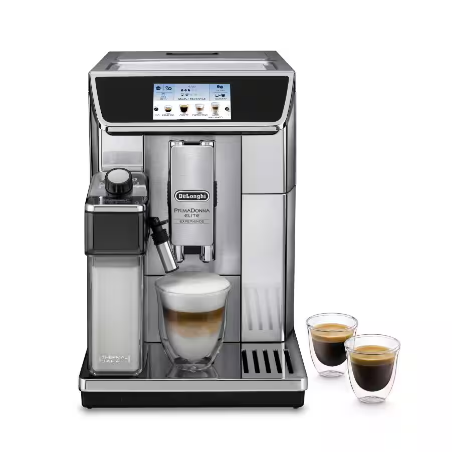 PrimaDonna Elite Fully Automatic Bean to Cup Machine with App Control - Stainless Steel