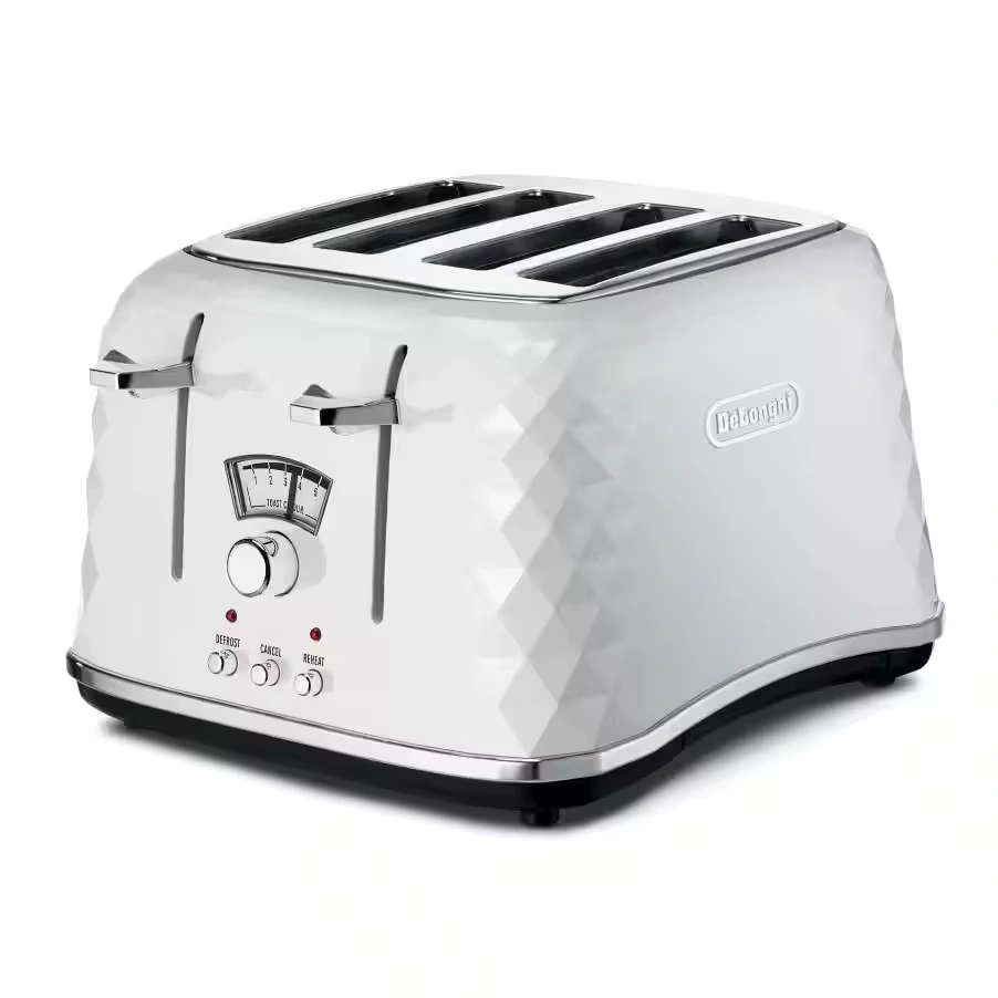 Brillante 4 slice White Toaster
