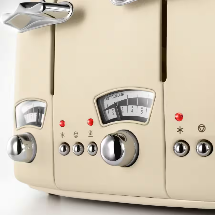 Argento Flora 4 slice Cream Toaster