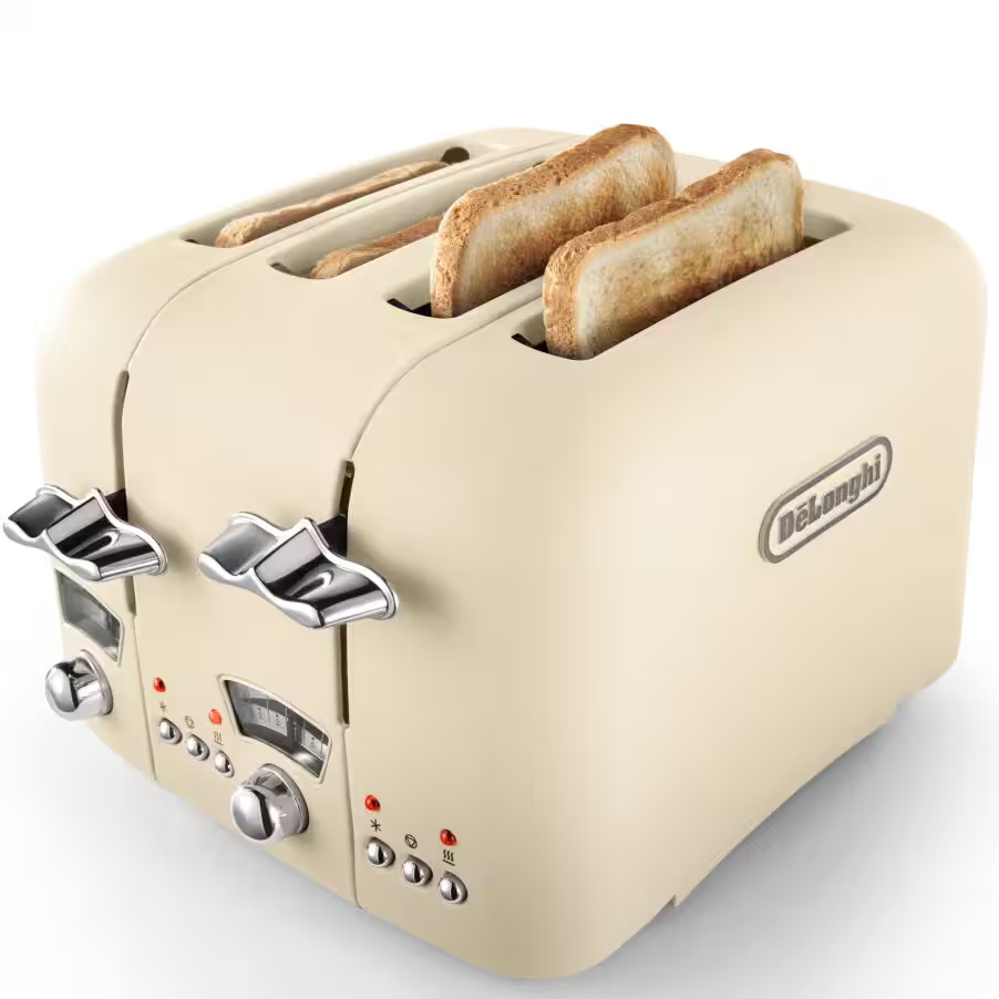 Argento Flora 4 slice Cream Toaster