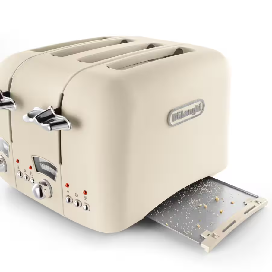 Argento Flora 4 slice Cream Toaster