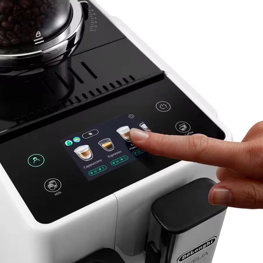 Rivelia automatic compact bean to cup coffee machine - Arctic White