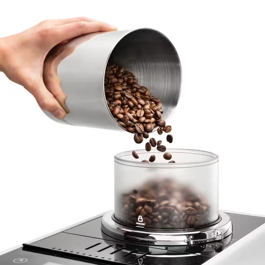 Rivelia automatic compact bean to cup coffee machine - Arctic White