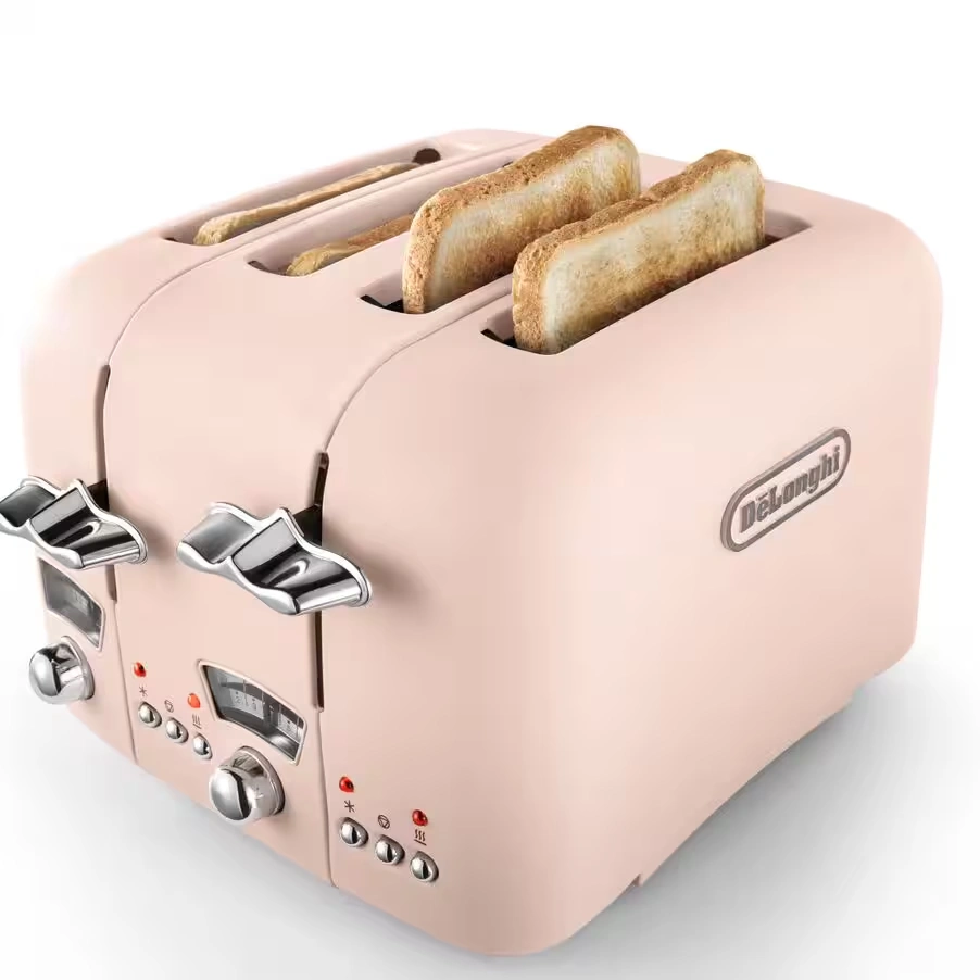 Argento Flora 4 slice Pink Toaster