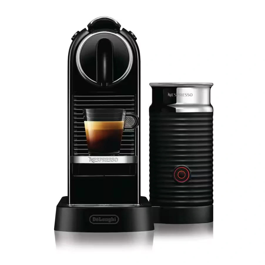 Nespresso Citiz Espresso Coffee Machine & Aeroccino Milk Frother - Black