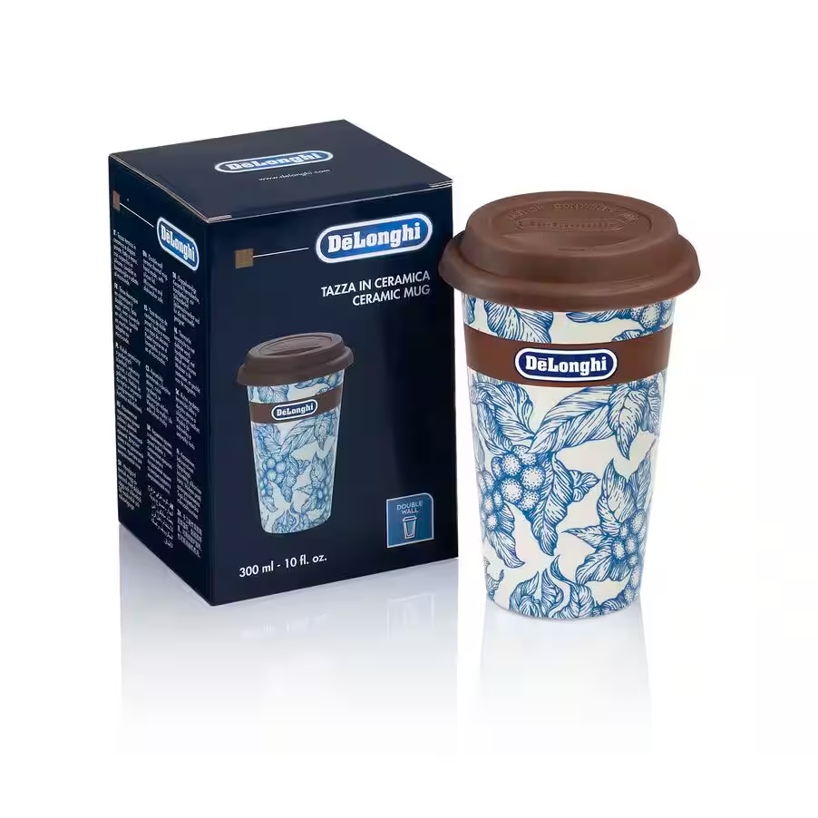 Thermal Mug - Blue Floral